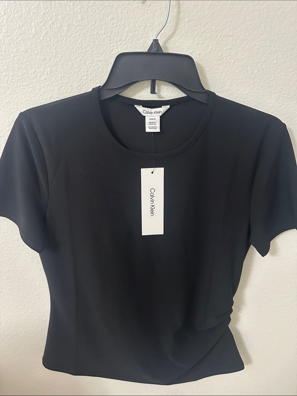 Calvin Klein Black Short Sleeve Crew Neck Tee